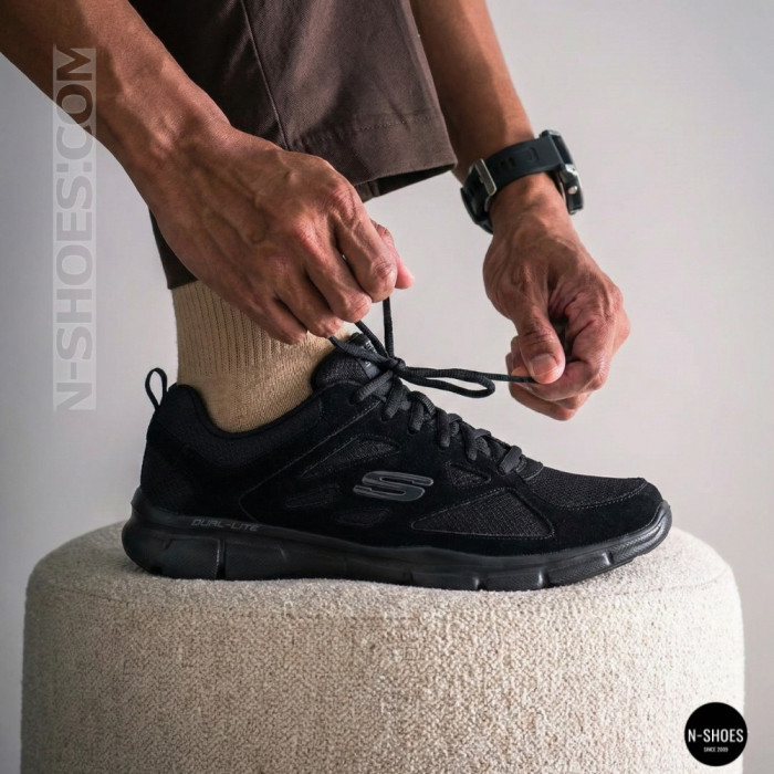 Чоловічі кросівки Skechers Ezdez 52748BBK 6096 з Memory Foam