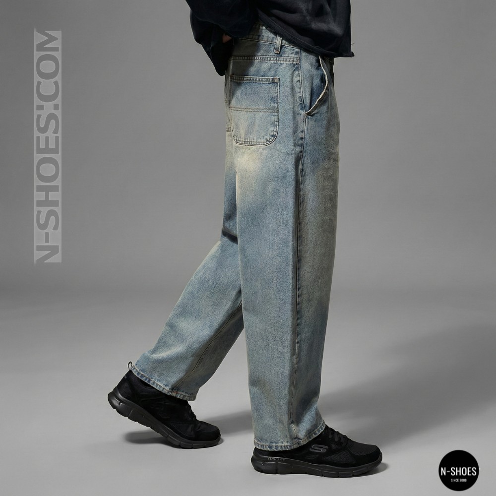 Men's Skechers Ezdez 52748BBK 6096 Sneakers with Memory Foam