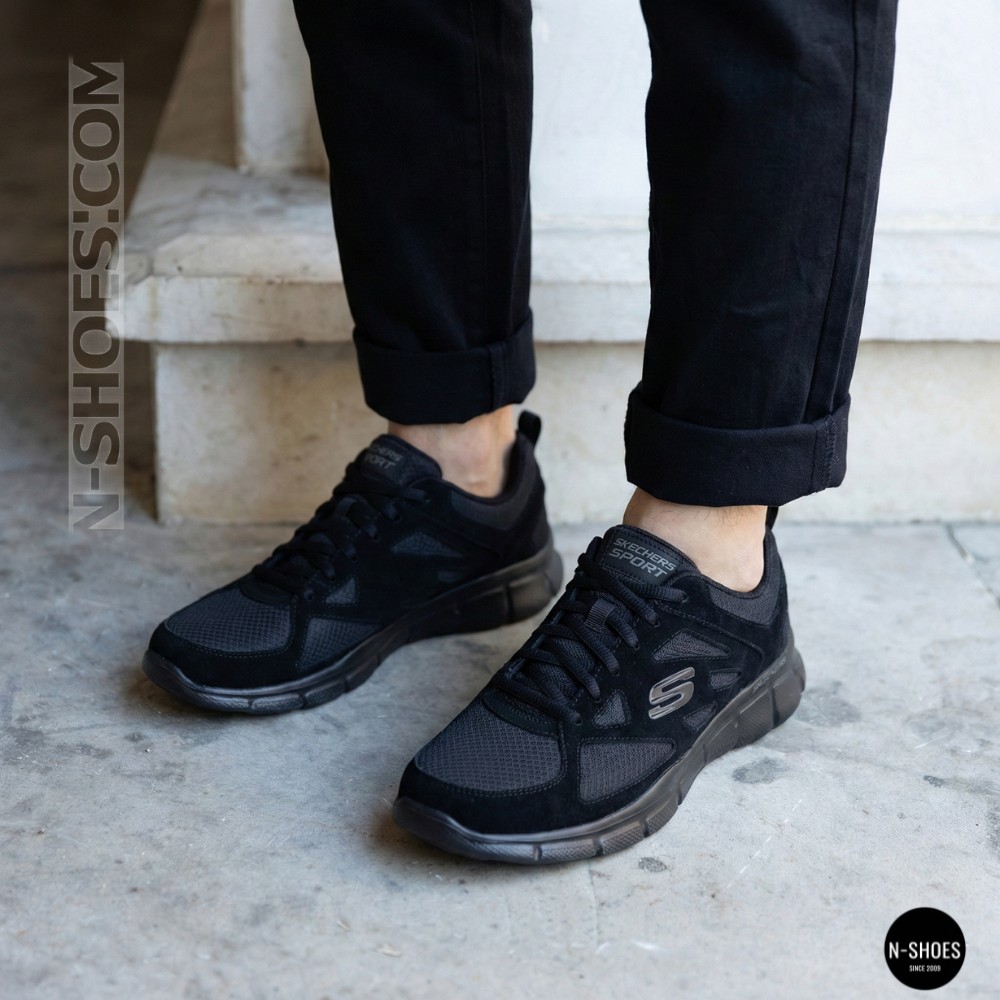 Men's Skechers Ezdez 52748BBK 6096 Sneakers with Memory Foam