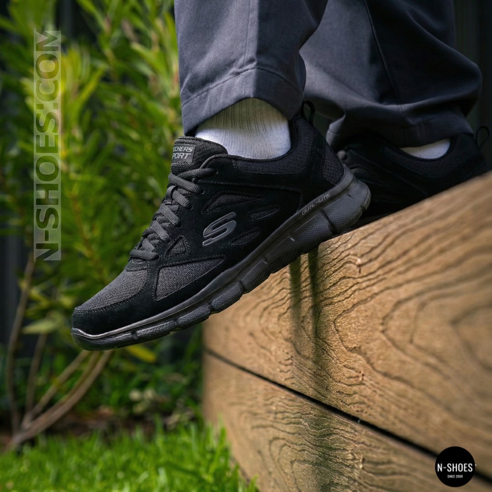 Men's Skechers Ezdez 52748BBK 6096 Sneakers with Memory Foam