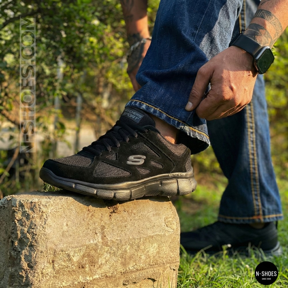 Men's Skechers Ezdez 52748BBK 6096 Sneakers with Memory Foam