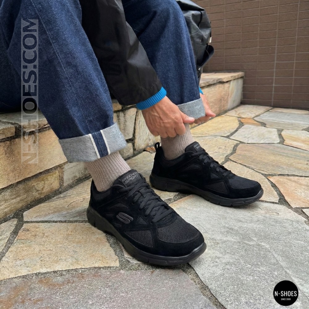 Men's Skechers Ezdez 52748BBK 6096 Sneakers with Memory Foam