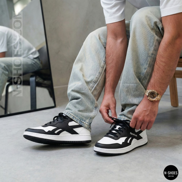 Men's Leather Sneakers Reebok BB 1000 (100211081 6097) Black та White
