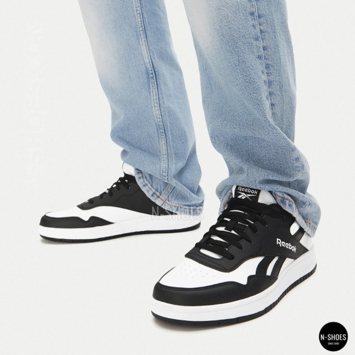 Men's Leather Sneakers Reebok BB 1000 (100211081 6097) Black та White