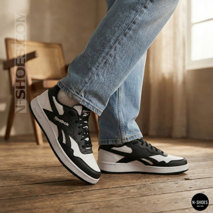 Men's Leather Sneakers Reebok BB 1000 (100211081 6097) Black та White
