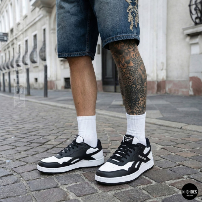 Men's Leather Sneakers Reebok BB 1000 (100211081 6097) Black та White