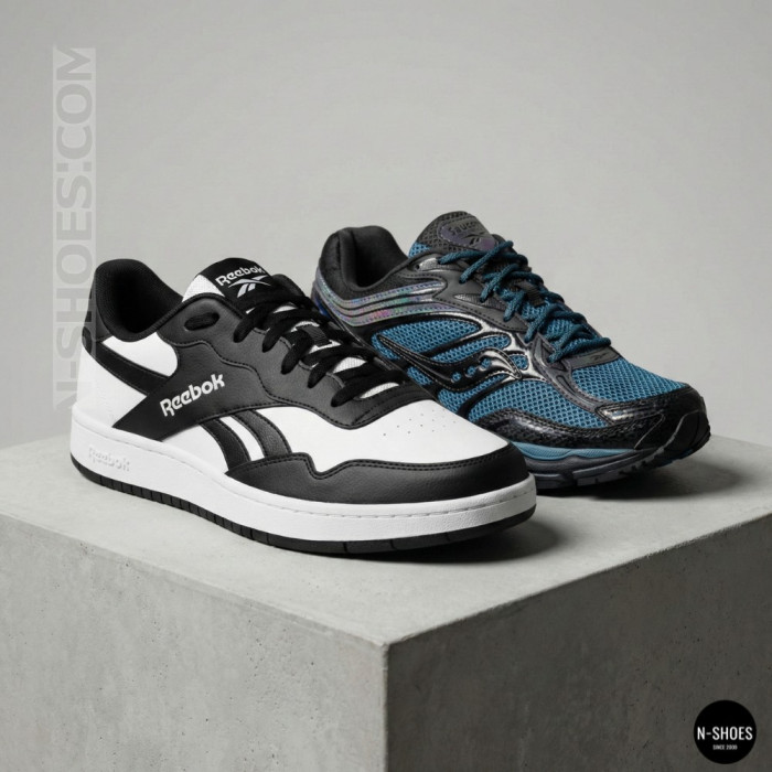 Men's Leather Sneakers Reebok BB 1000 (100211081 6097) Black та White