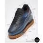 Оригинальные черные кеды Reebok Court Clean 100234604 6098 (Gum Sole)