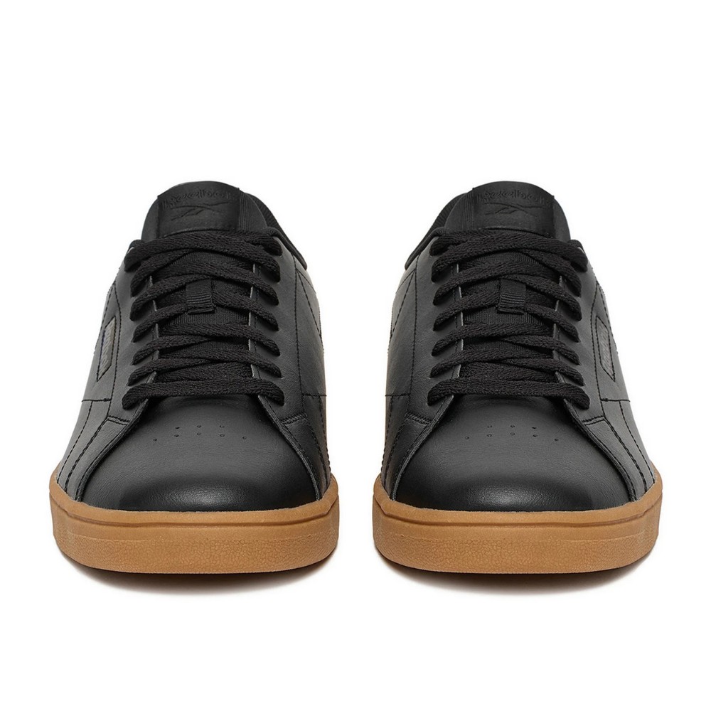 Оригинальные черные кеды Reebok Court Clean 100234604 6098 (Gum Sole)