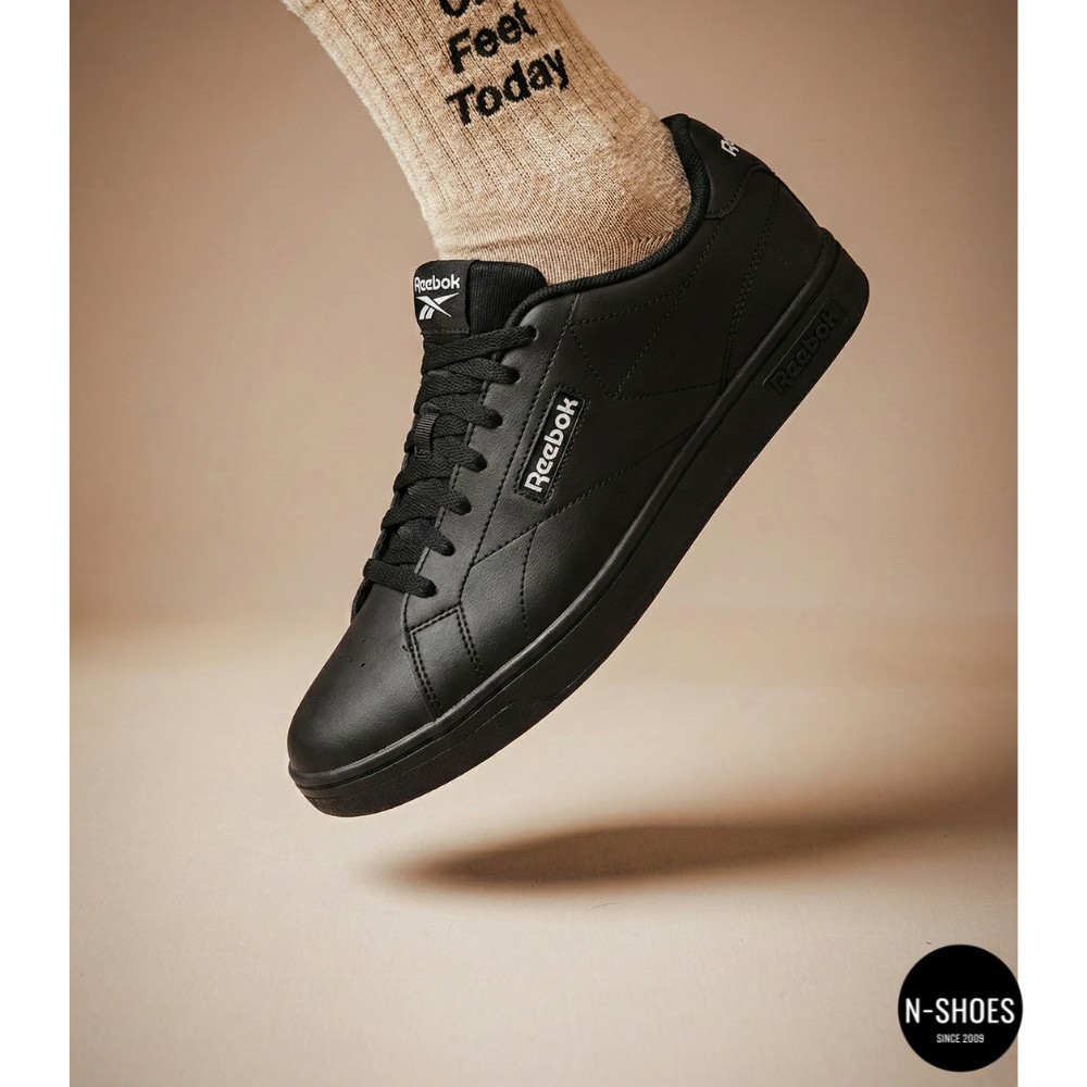 Мужские черные кеды Reebok Court Clean 100074370 6099