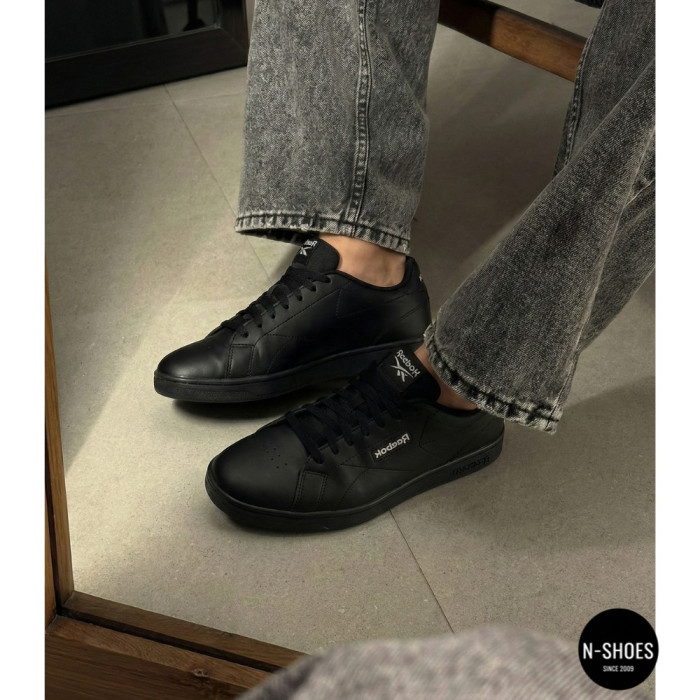 Мужские черные кеды Reebok Court Clean 100074370 6099