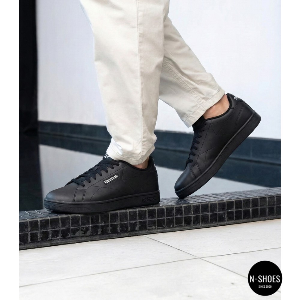 Мужские черные кеды Reebok Court Clean 100074370 6099