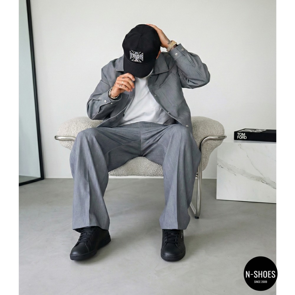 Мужские черные кеды Reebok Court Clean 100074370 6099