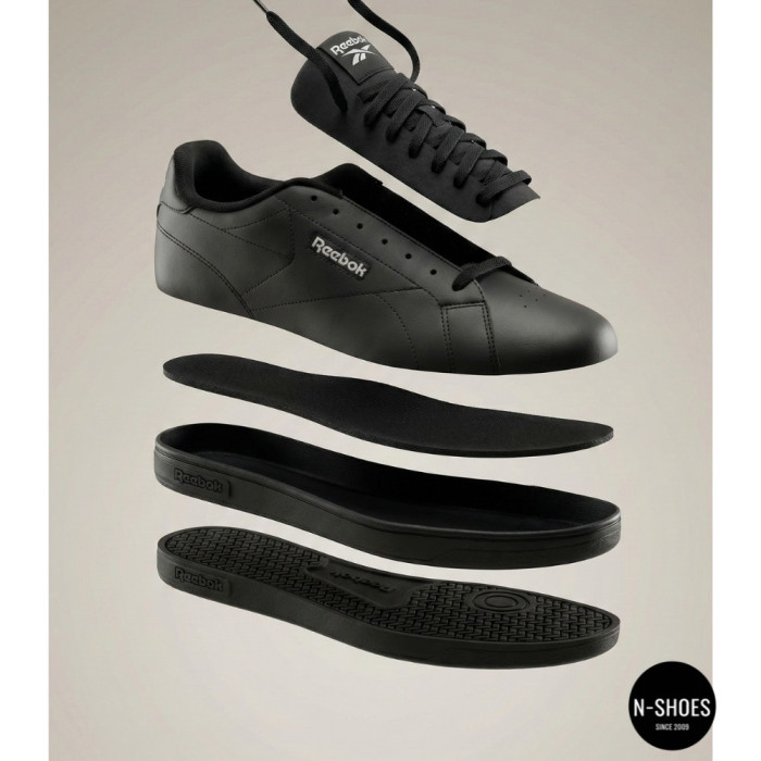 Мужские черные кеды Reebok Court Clean 100074370 6099