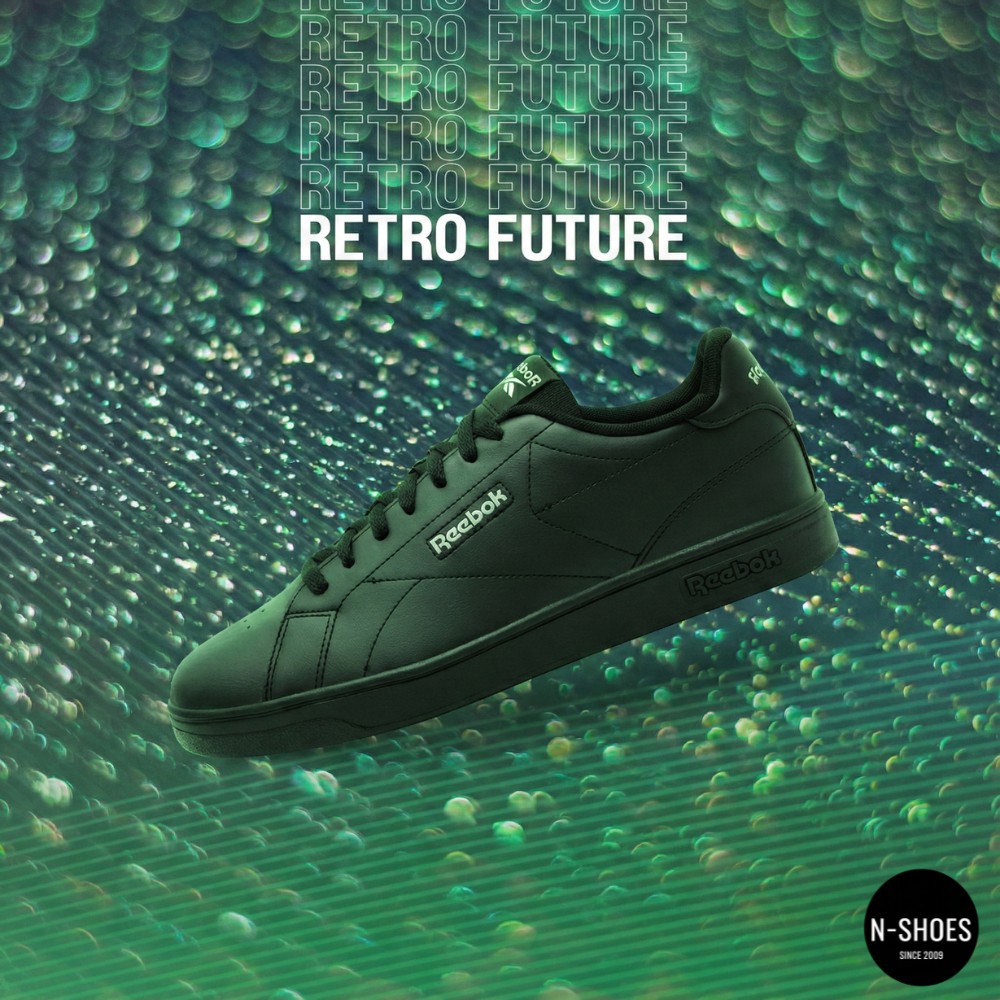 Мужские черные кеды Reebok Court Clean 100074370 6099