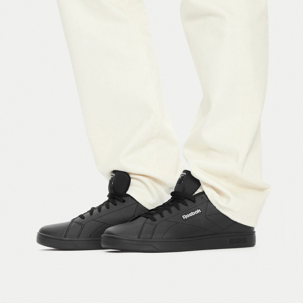 Мужские черные кеды Reebok Court Clean 100074370 6099