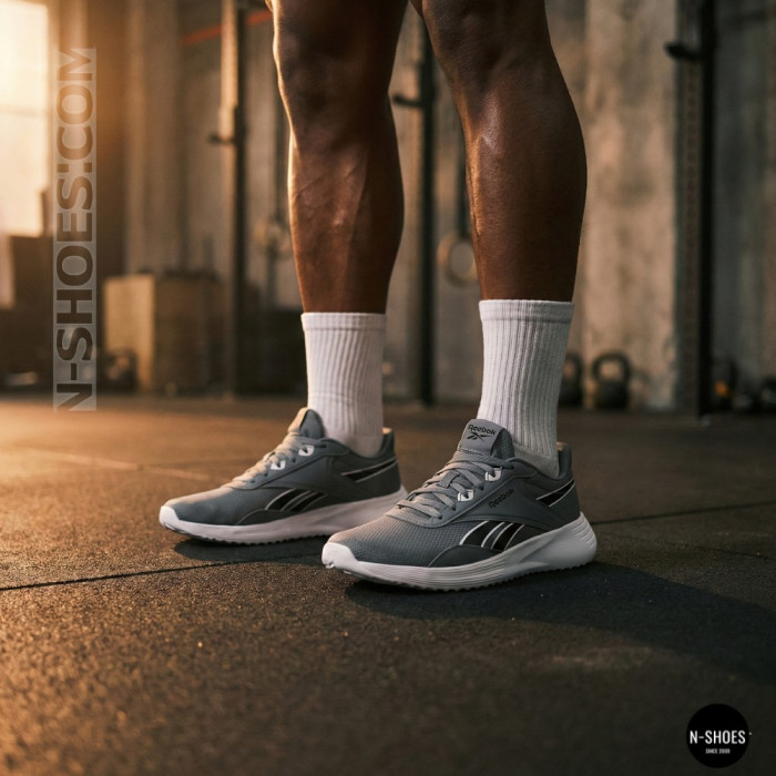Оригінальні чоловічі сірі кросівки Reebok Lite 4 100074899 6100