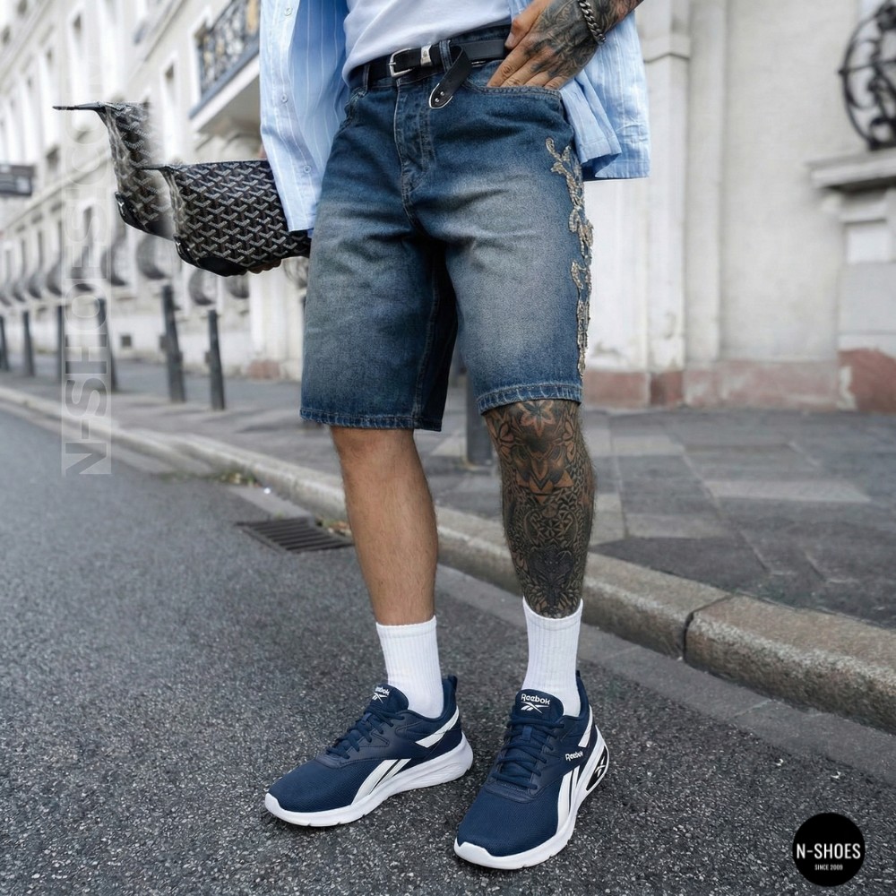 Мужские сине-белые кроссовки Reebok CEO-RIDER V 100249756 6101