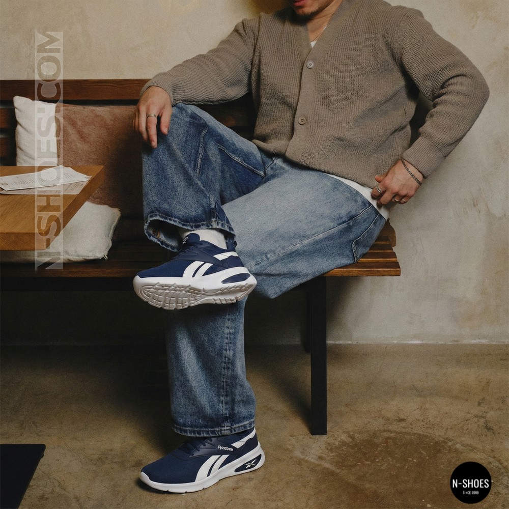 Мужские сине-белые кроссовки Reebok CEO-RIDER V 100249756 6101