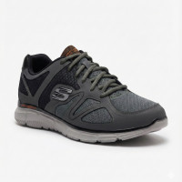 Мужские серые кроссовки Skechers Flash Point 58350 6131 с эффектом памяти, оригинальные