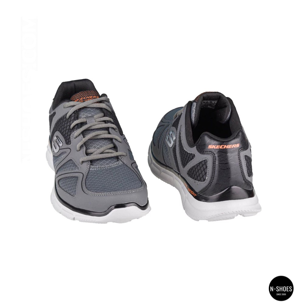 Men's Grey Skechers Flash Point 58350 6131 Sneakers