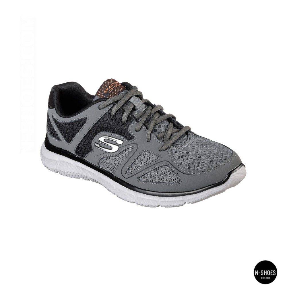 Men's Grey Skechers Flash Point 58350 6131 Sneakers