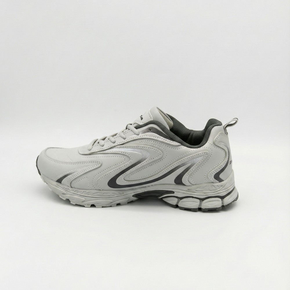 Чоловічі кросівки Bona 808M Grey-Dark Grey 6136 з натуральної шкіри