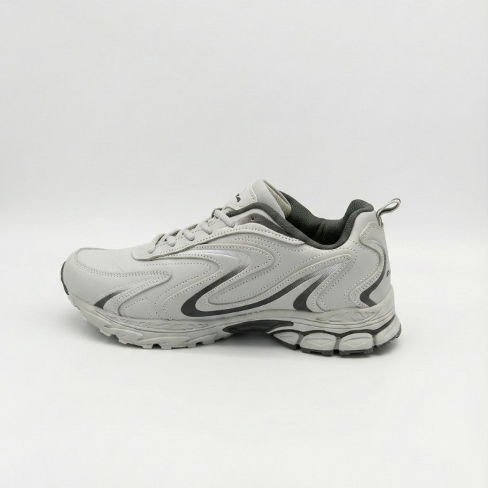 Мужские кроссовки Bona 808M Grey-Dark Grey 6136 из натуральной кожи