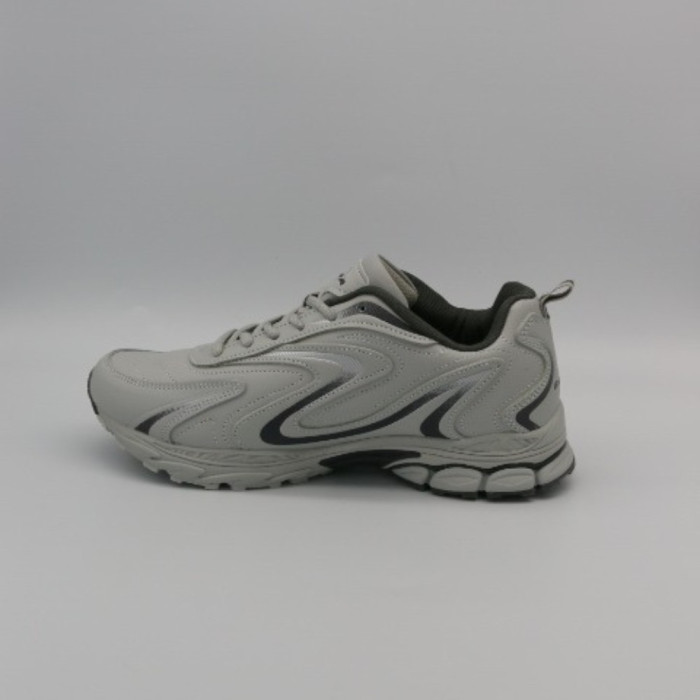 Мужские кроссовки Bona 808M Grey-Dark Grey 6136 из натуральной кожи