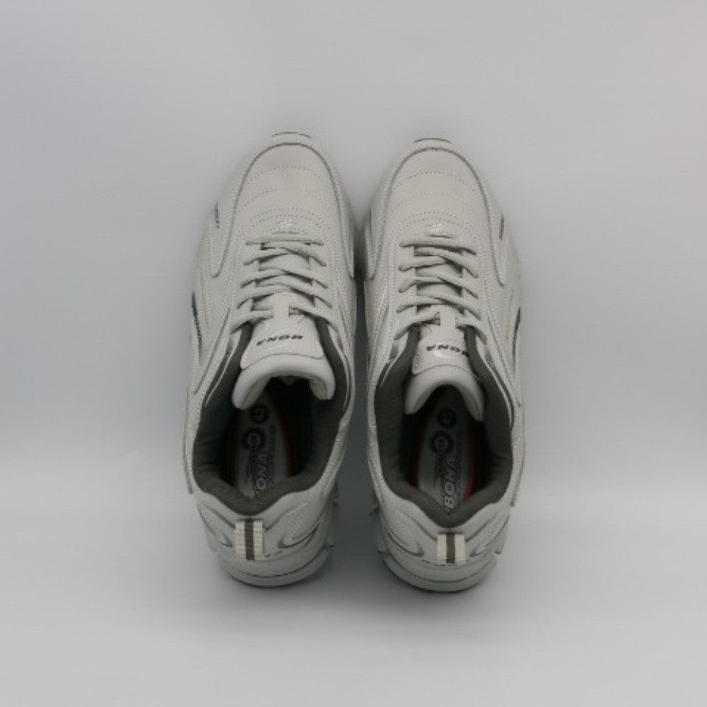 Чоловічі кросівки Bona 808M Grey-Dark Grey 6136 з натуральної шкіри