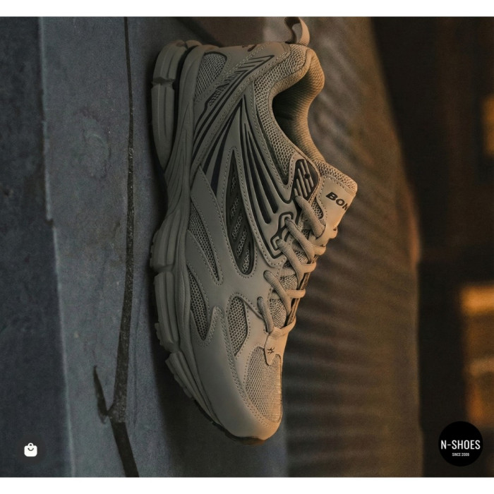 Men's Leather Sneakers Bona 876M: ASICS Gel-Kayano Style Design