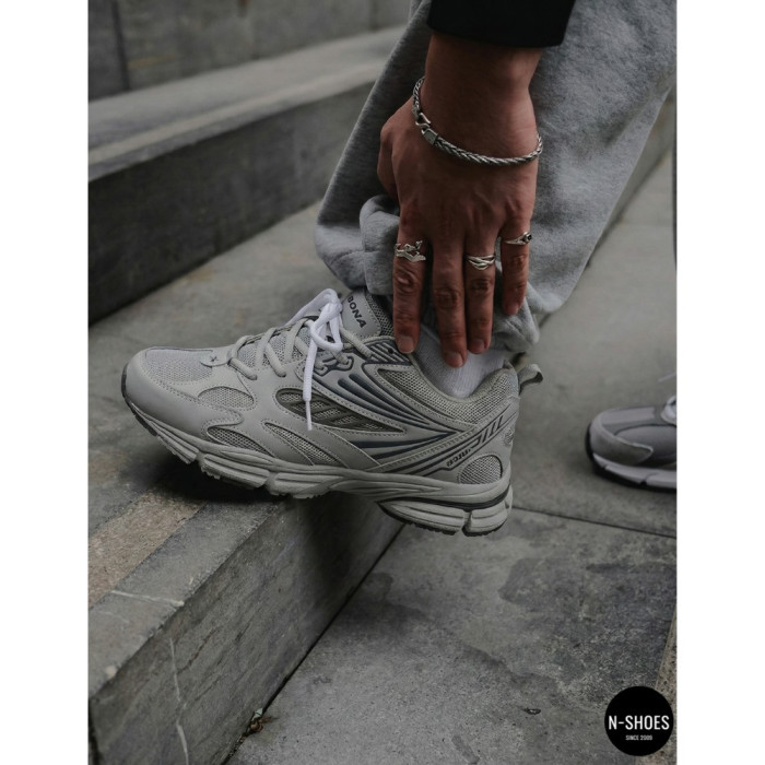 Men's Leather Sneakers Bona 876M: ASICS Gel-Kayano Style Design