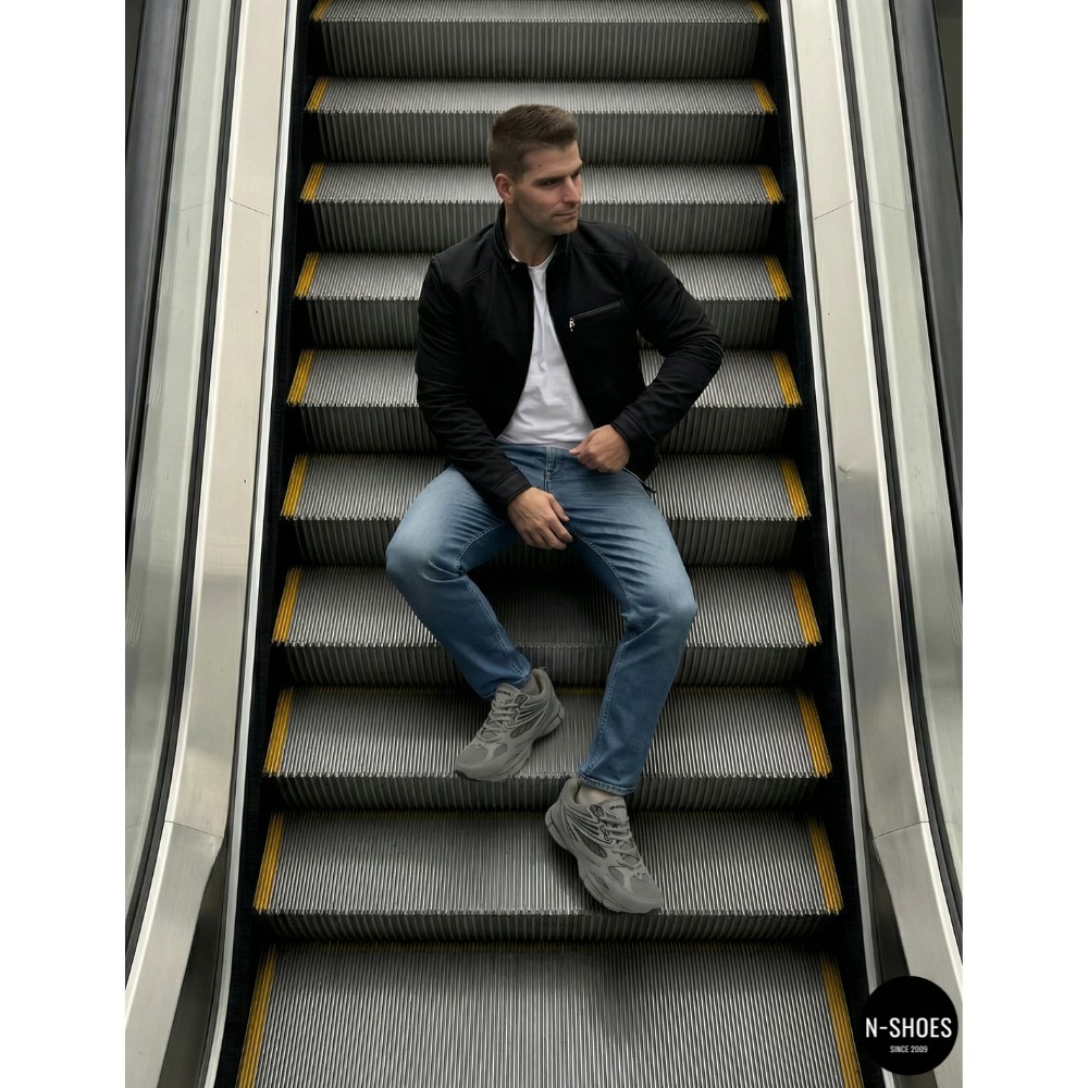 Чоловічі шкіряні кросівки Bona 876M: дизайн ASICS Gel-Kayano