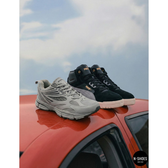 Men's Leather Sneakers Bona 876M: ASICS Gel-Kayano Style Design