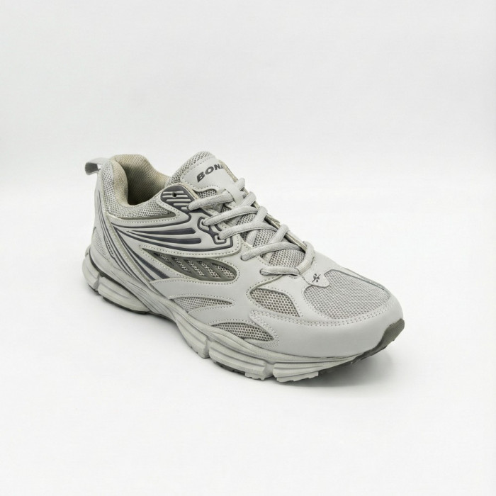 Men's Leather Sneakers Bona 876M: ASICS Gel-Kayano Style Design