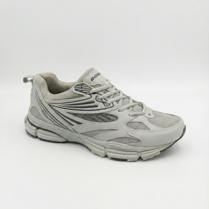 Men's Leather Sneakers Bona 876M: ASICS Gel-Kayano Style Design