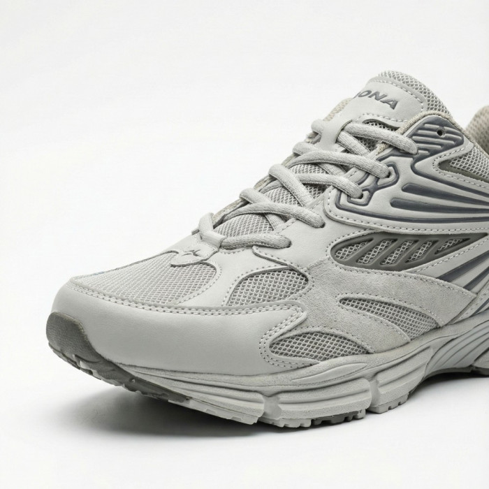Men's Leather Sneakers Bona 876M: ASICS Gel-Kayano Style Design
