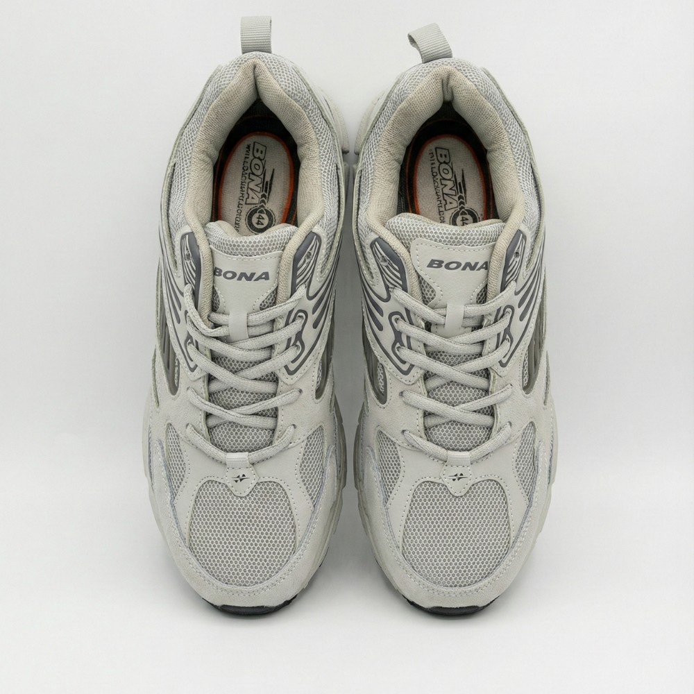 Чоловічі шкіряні кросівки Bona 876M: дизайн ASICS Gel-Kayano