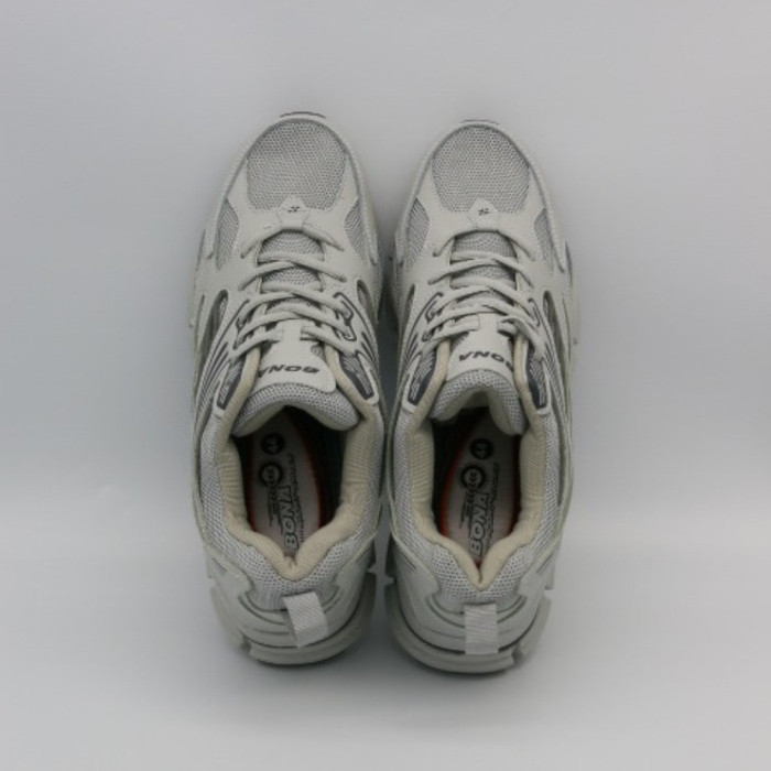 Men's Leather Sneakers Bona 876M: ASICS Gel-Kayano Style Design