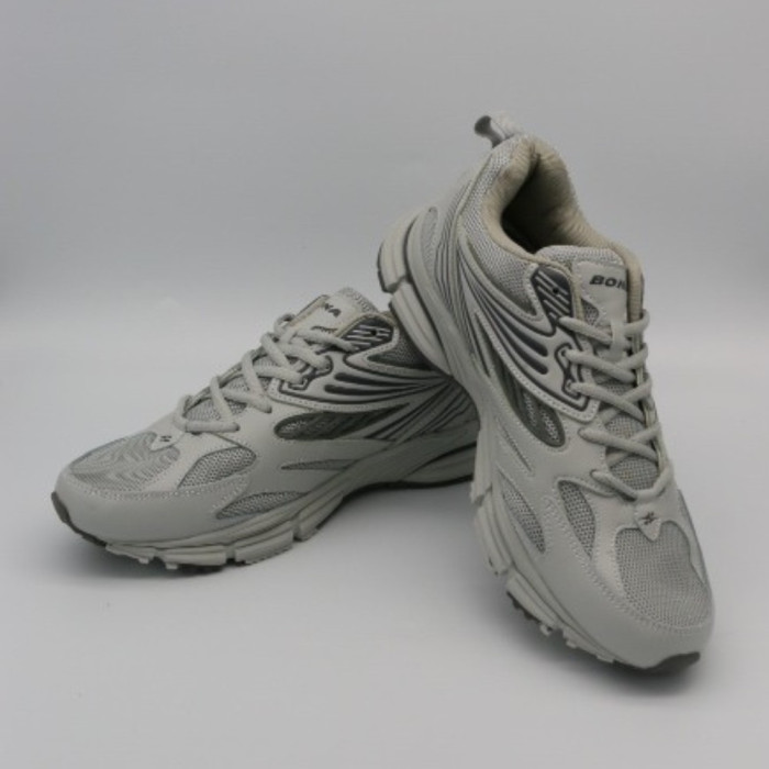 Men's Leather Sneakers Bona 876M: ASICS Gel-Kayano Style Design