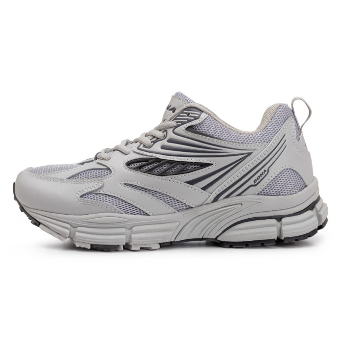 Men's Leather Sneakers Bona 876M: ASICS Gel-Kayano Style Design