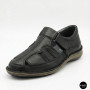 Чоловічі літні туфлі N-SHOES Man's 211820 041 black 6141 з Туреччини