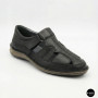 Чоловічі літні туфлі N-SHOES Man's 211820 041 black 6141 з Туреччини
