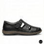Чоловічі літні туфлі N-SHOES Man's 211820 041 black 6141 з Туреччини