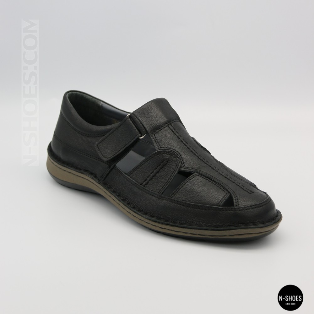 Чоловічі літні туфлі N-SHOES Man's 211820 041 black 6141 з Туреччини