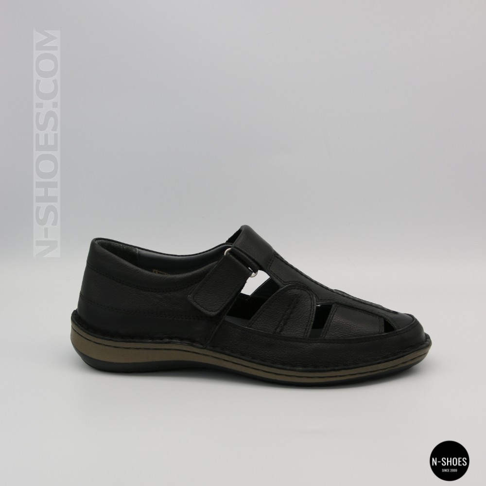 Чоловічі літні туфлі N-SHOES Man's 211820 041 black 6141 з Туреччини