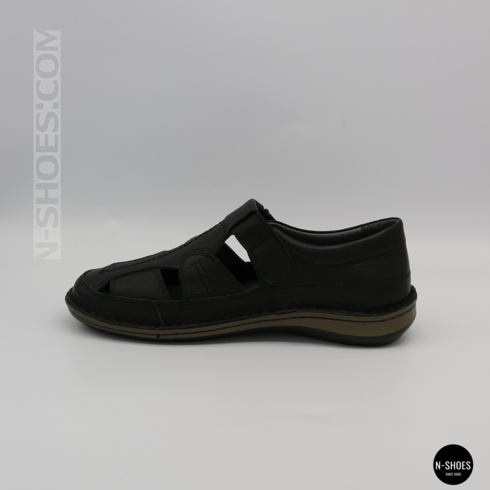 Чоловічі літні туфлі N-SHOES Man's 211820 041 black 6141 з Туреччини