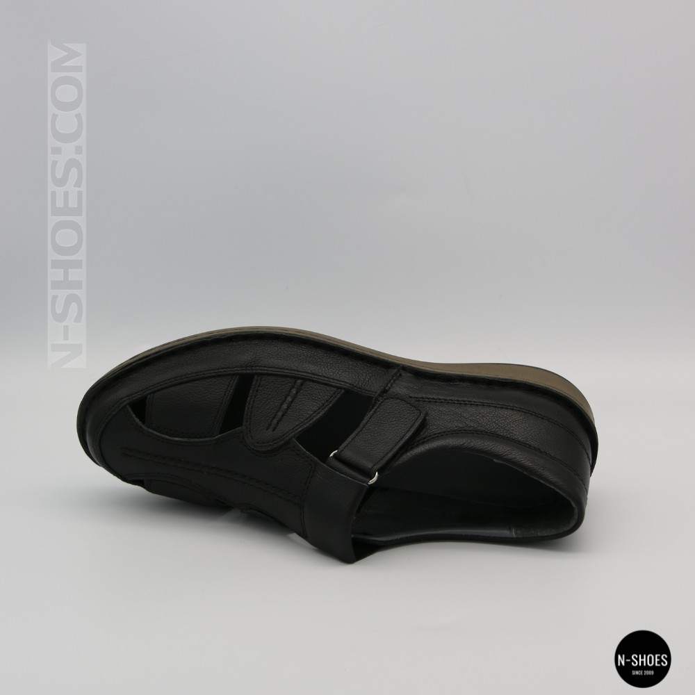 Чоловічі літні туфлі N-SHOES Man's 211820 041 black 6141 з Туреччини