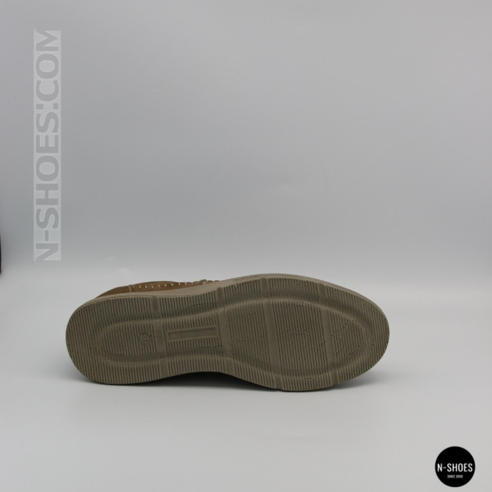 Чоловічі літні шкіряні мокасини на шнурках N-SHOES Mens 185342 021 vizone nubuk 6160