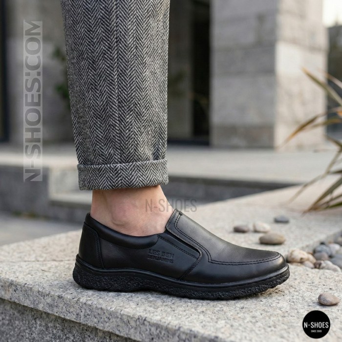 Mens Leather Slip-On Shoes Alex Bens 32-6179